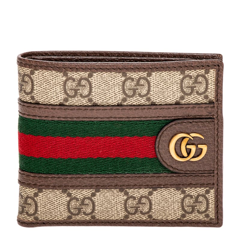Gucci Ophidia Bifold Wallet - Beige