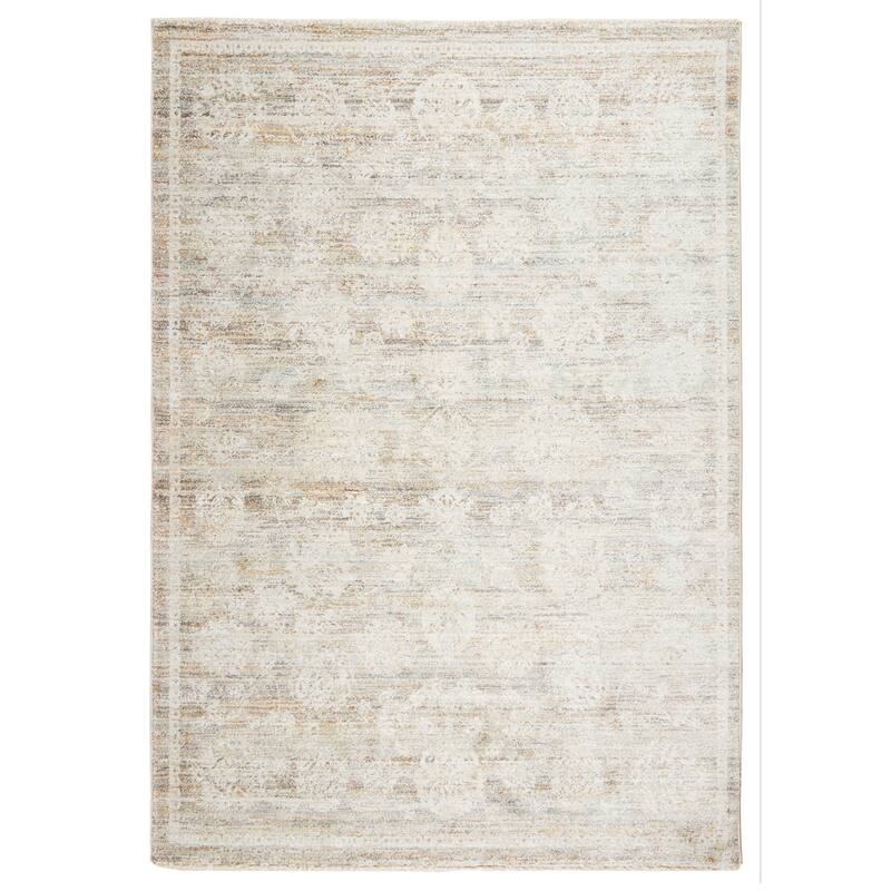 Terra by Obeetee Umbria Persian Multi Multi Rug - Straw Stripe - 8'10" x 12'5"