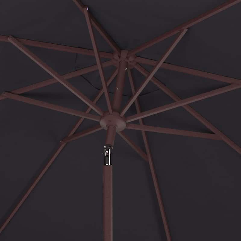 SAFAVIEH Outdoor Shuri 11Ft Round Market Umbrella