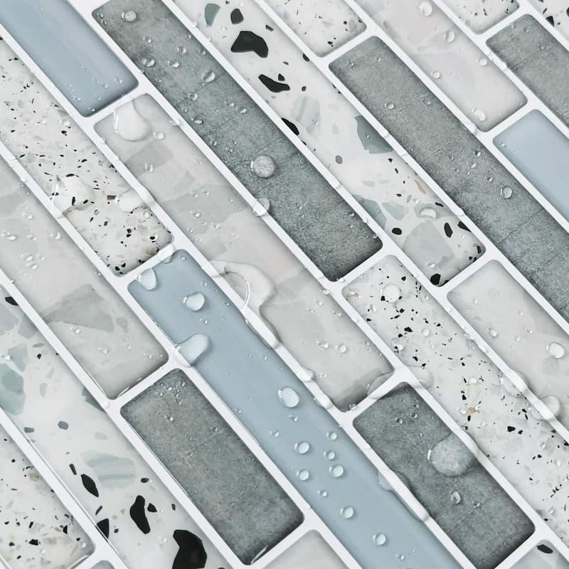Art3d Peel and Stick Kitchen Backsplash Self-adhesive Wall Tile Stone, 10 Sheets