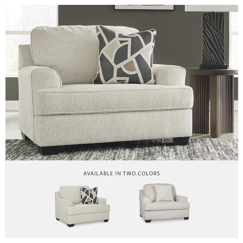 Signature Design by Ashley Heartcort Beige Oversized Chair - 51" W x 40" D x 39" H