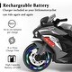preview thumbnail 24 of 34, Electric Ride-On Motorcycle for Kids 3-6 Years Old, 12V, USB, MP3, LED Lights & Shock Absorbers