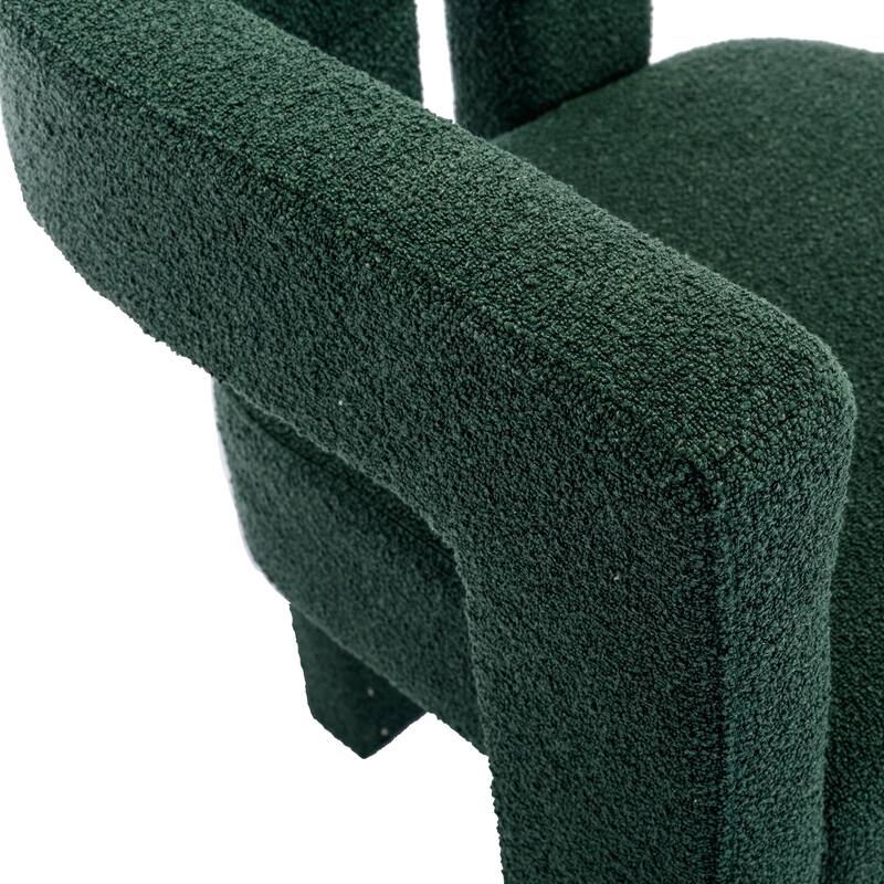 Fabric Upholstered Accent Dining Chair for Kitchen 2PCS