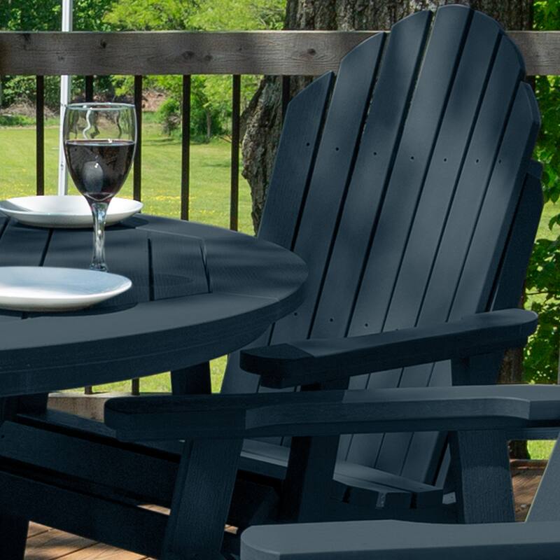 Hamilton 5-piece Outdoor Dining Set - 48" Round Table, Dining-height