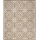 preview thumbnail 126 of 129, Nourison Jane Floral Medallion Indoor only Area Rug 6' x 9' - Taupe