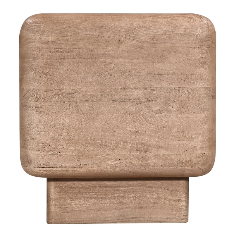 Bruno Modern Mango Wood Square End Table