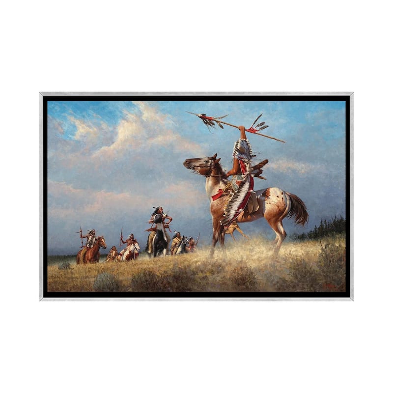 iCanvas "Gathering The Eagles" by Joe Velazquez Framed