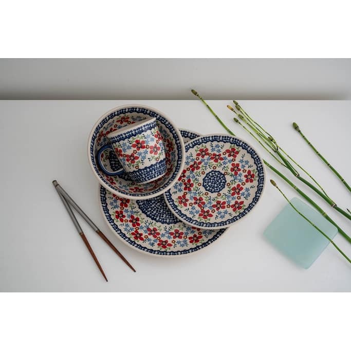 Blue Rose Polish Pottery Manufaktura Cereal Bowl