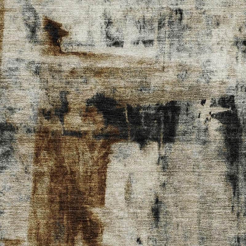 HomeRoots Abstract Transitional Rectangle Area Rug - 10' X 14'