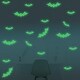 preview thumbnail 2 of 0, Walplus Peel and Stick Glow In The Dark Bats Wall Sticker Home Room Decor
