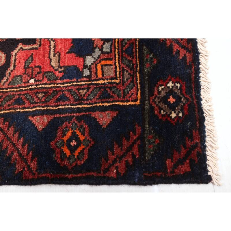 ECARPETGALLERY Hand-knotted Anatolian Vintage Red Wool Rug - 4'2 x 6'9