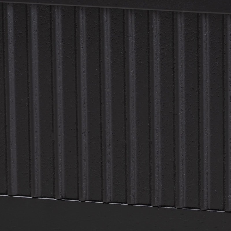 Primrose Mid-Century Fluted Wood Platform Bed