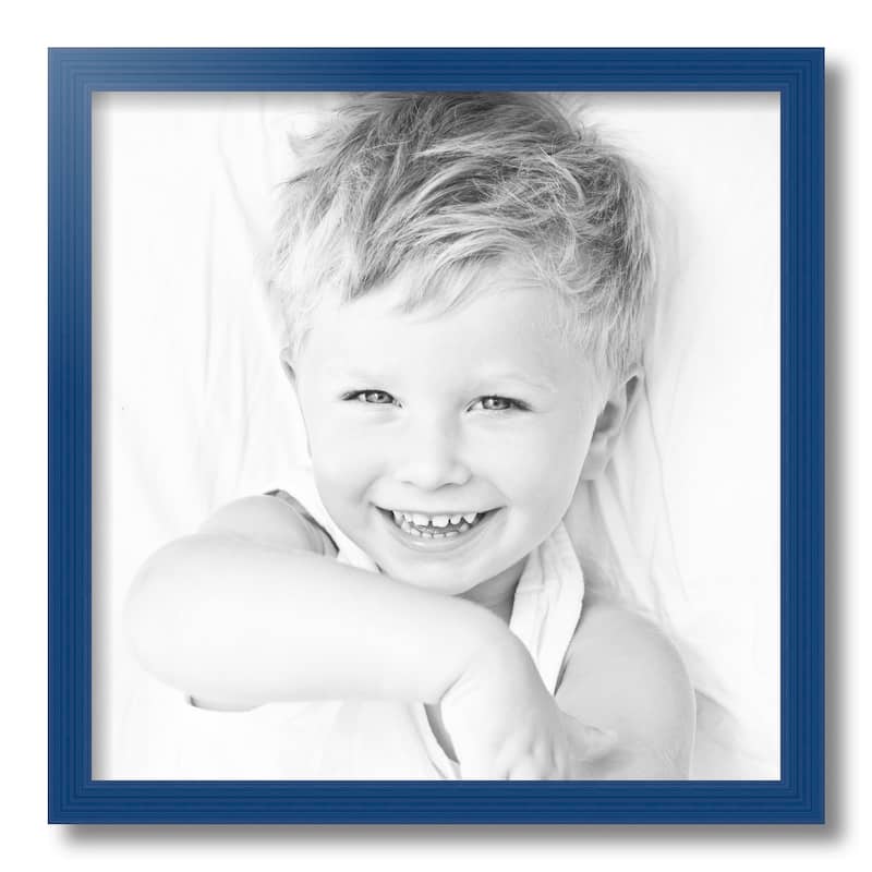 ArtToFrames Classic Waves 16x16 Inch Picture Frame, 1.00 Inch Wood Poster Frame Available in Multiple Colors (60823-16x16)