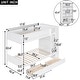 preview thumbnail 23 of 30, Twin-Over-Twin Bunk Bed with 2-Drawers, Multi-Layer Cabinet and Guardrails for Safety, No Box Spring Needed, Grey