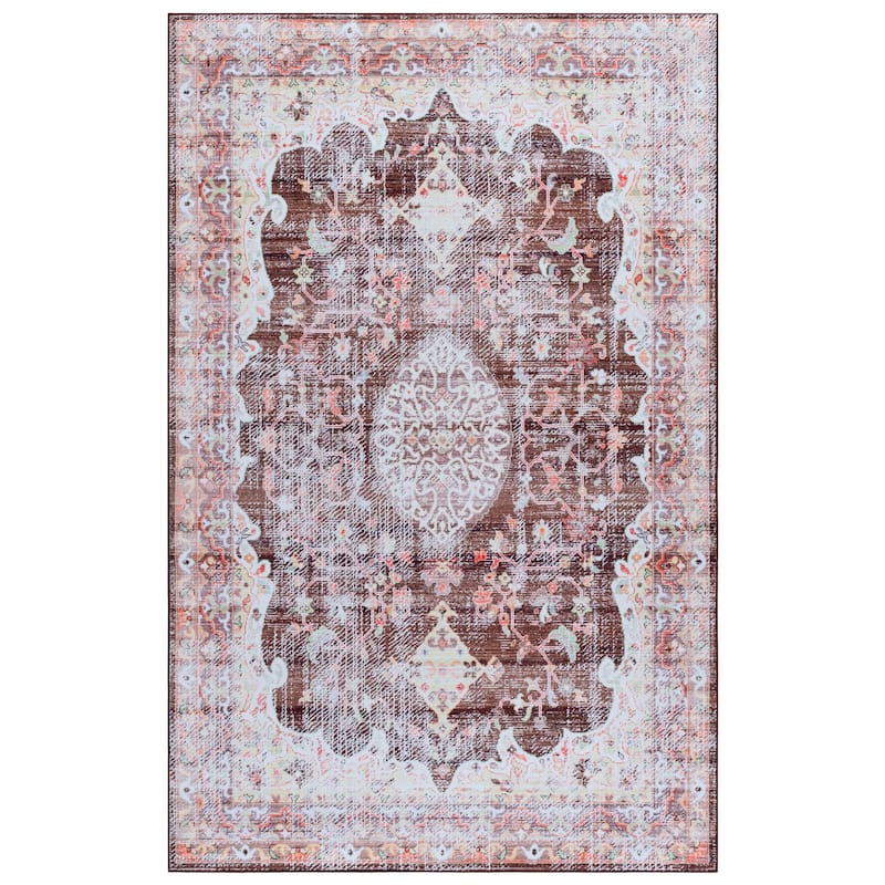 SAFAVIEH Tucson Floor Transitional Rug - 6' x 9' - Brown/Gold