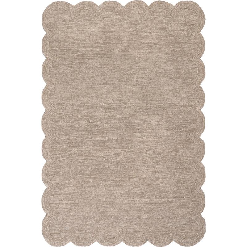Nuloom Elira Solid Bordered Area Rug