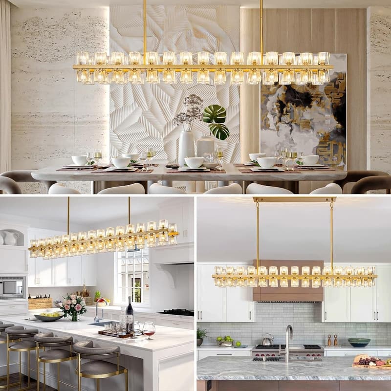 KAYLA Modern Chandelier with K9 Crystal