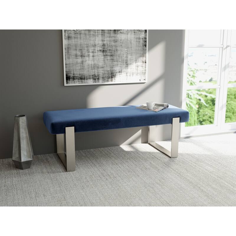 Vant Upholstered Bed Bench - Suede Nuetral - Ivory