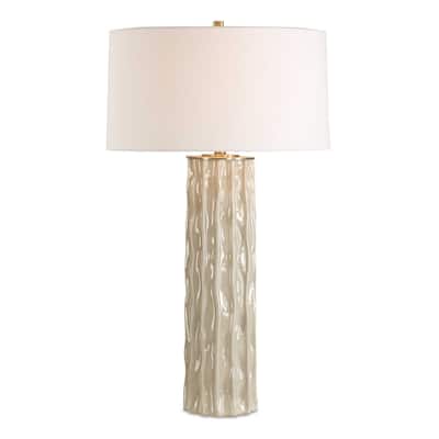 Uttermost Parilli Taupe Gray Table Lamp - N/A