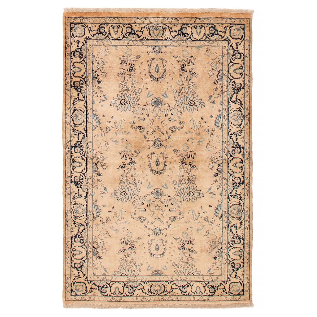 ECARPETGALLERY Hand-knotted Pako Persian 18 Of 20 Copper Wool Rug - 4'1 x 6'4
