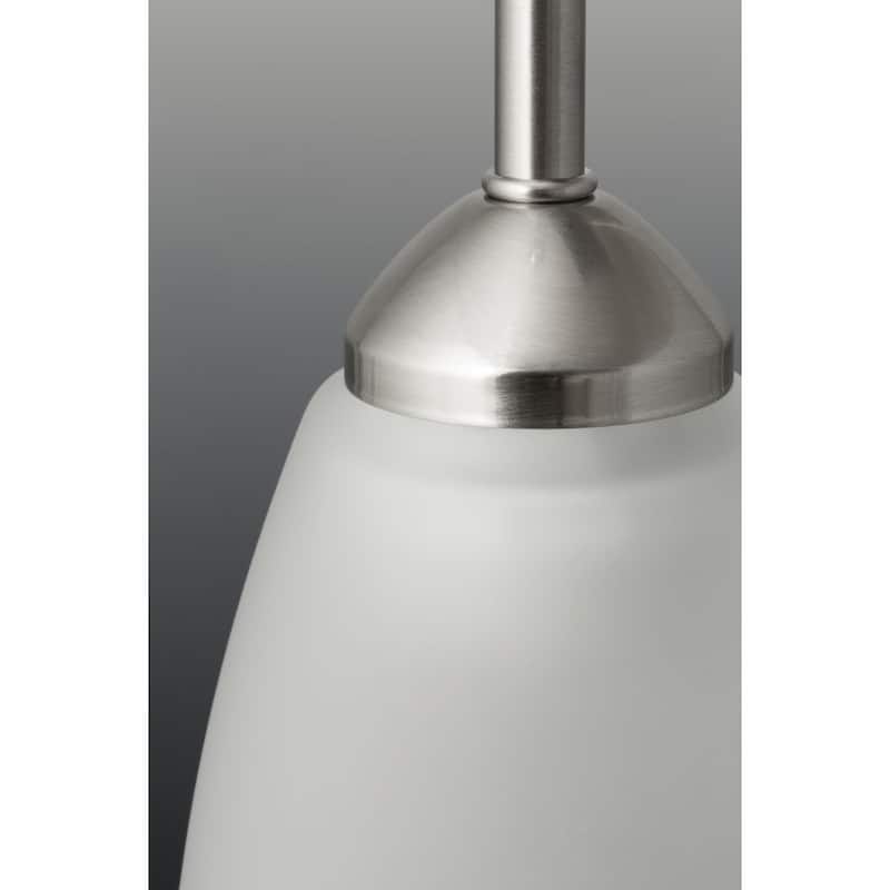 Gather Collection 1-Light Antique Bronze Etched Glass Traditional Bath Vanity Light