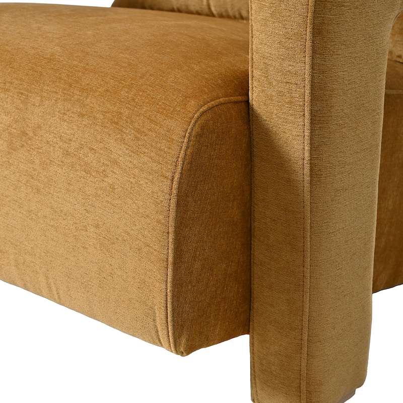 Boucle Accent Chair Set of 2 with Ergonomic Design