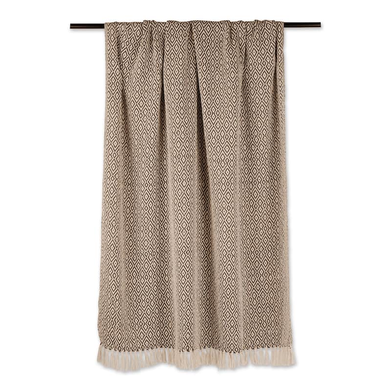 DII Stone Double Diamond Throw