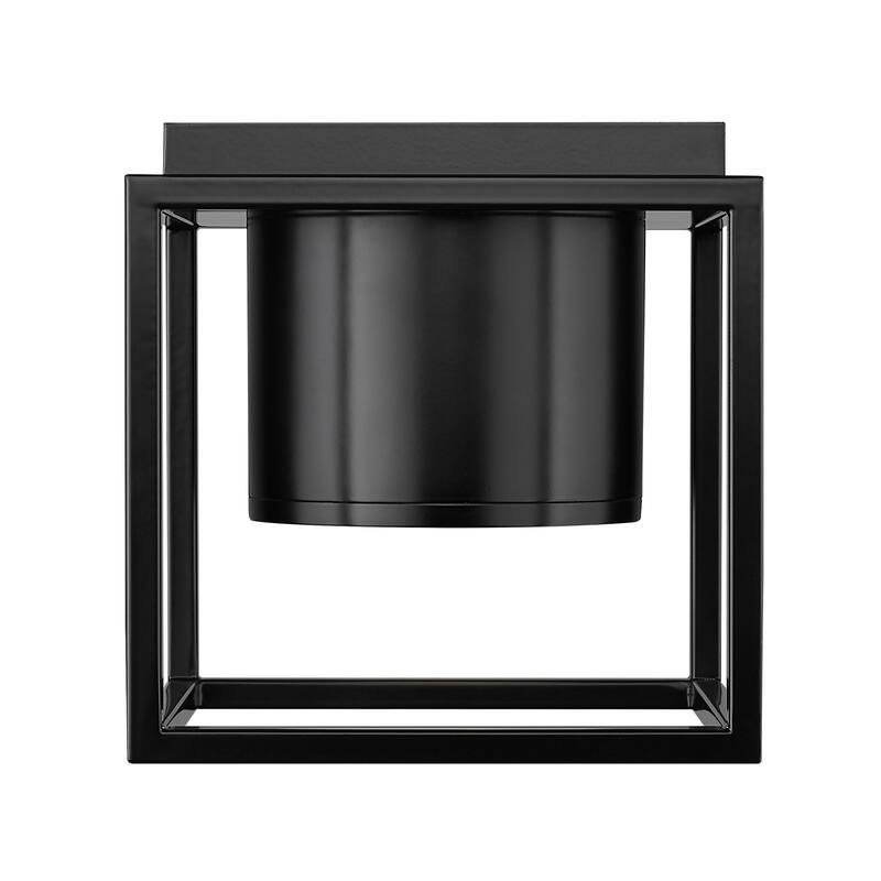 Wry Lighting Desmond Integrated LED Flush Mount in Matte Black