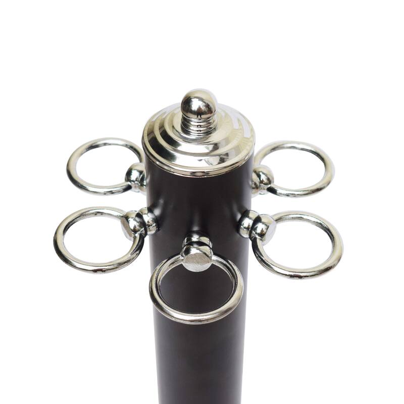 Hathaway Westmont Floor Standing Pool Cue Rack - Holds 6 Cues - Black Finish - N/A