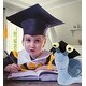 preview thumbnail 6 of 4, DolliBu Blue Snail Small Graduation Plush Toy with Cap with Tassel - 5.5 inches