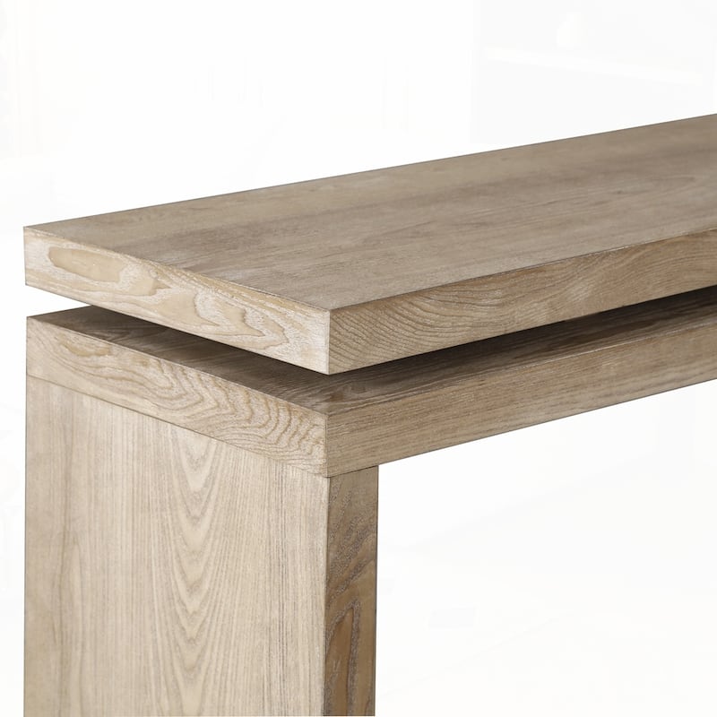 Retro Wooden Entryway Farmhouse Console Table