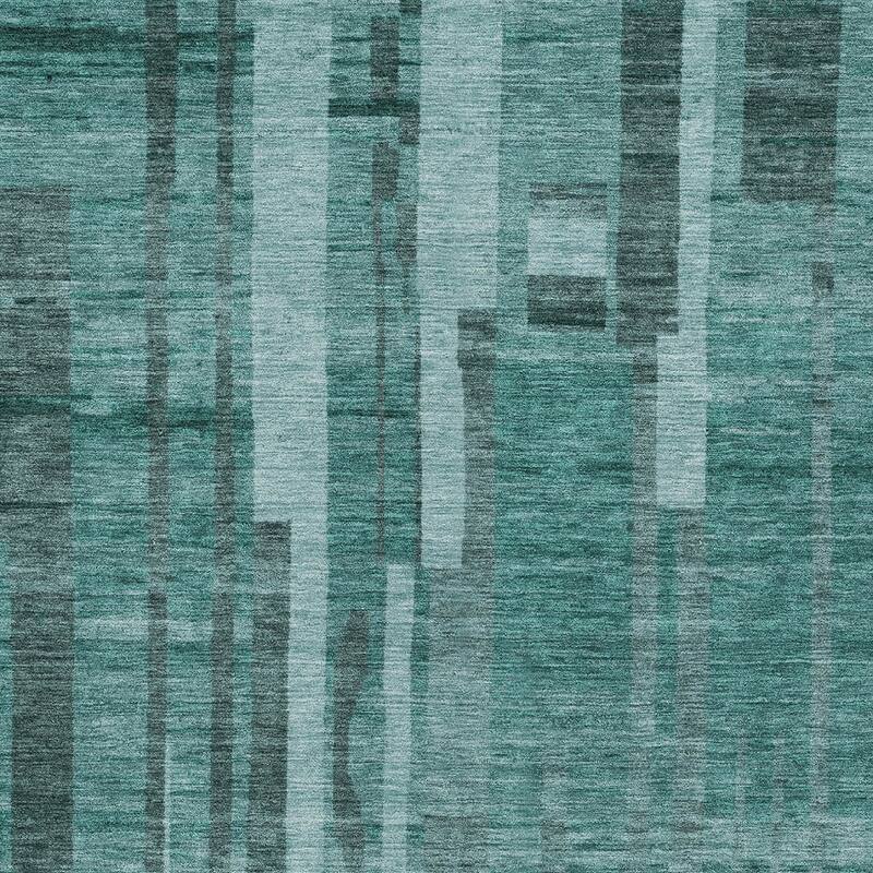 HomeRoots Striped Transitional Rectangle Outdoor Rug