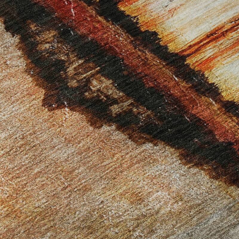 Premium Washable Super Soft Contemporary Melt Mayfield Rug