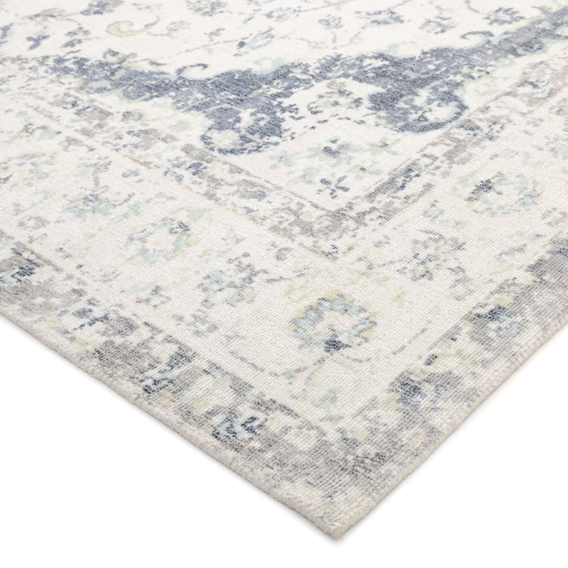 Overton Handmade Modern Contemporary Floral Area Rug