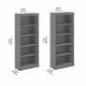 preview thumbnail 13 of 13, Saratoga Tall 5 Shelf Bookcase - Set of 2 by Bush Furniture