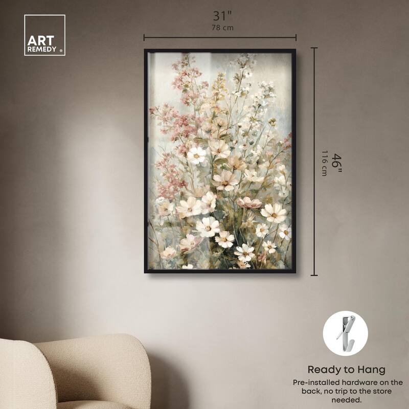 Heirloom Blossoms I Shadowbox by Art Remedy