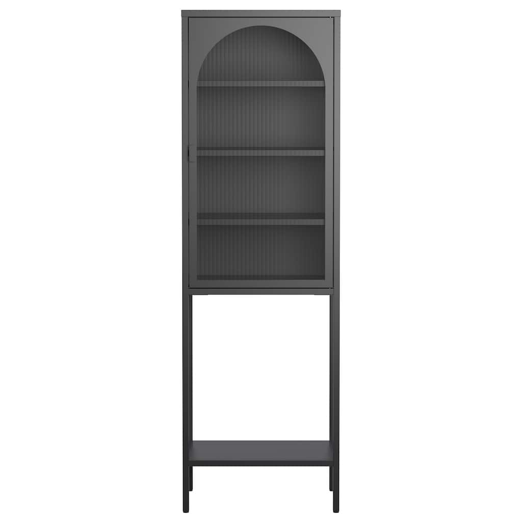 5-Tier Cube Bookshelf Storage Cabinet with 3 Adjustable Shelves