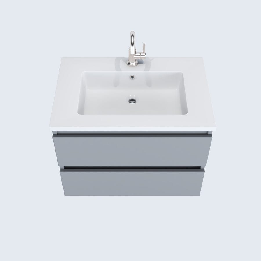 Volpa USA Salt 30-Inch Wall Mounted Floating Bathroom Vanity