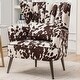 preview thumbnail 5 of 65, HOMYKA Modern Wingback Arm Chair Upholstered Accent Chair
