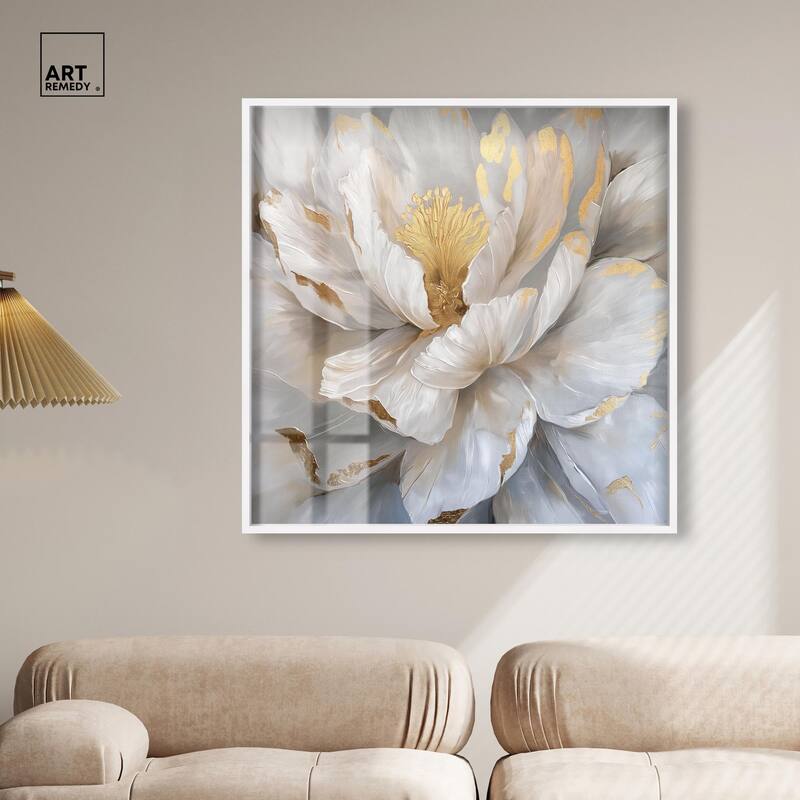 Golden Veins of Grace Shadowbox by Art Remedy