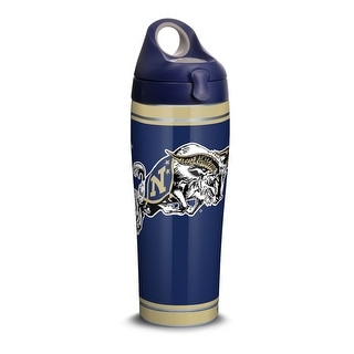NCAA Navy Midshipmen Campus 24 oz Stainless Steel Water Bottle with lid ...