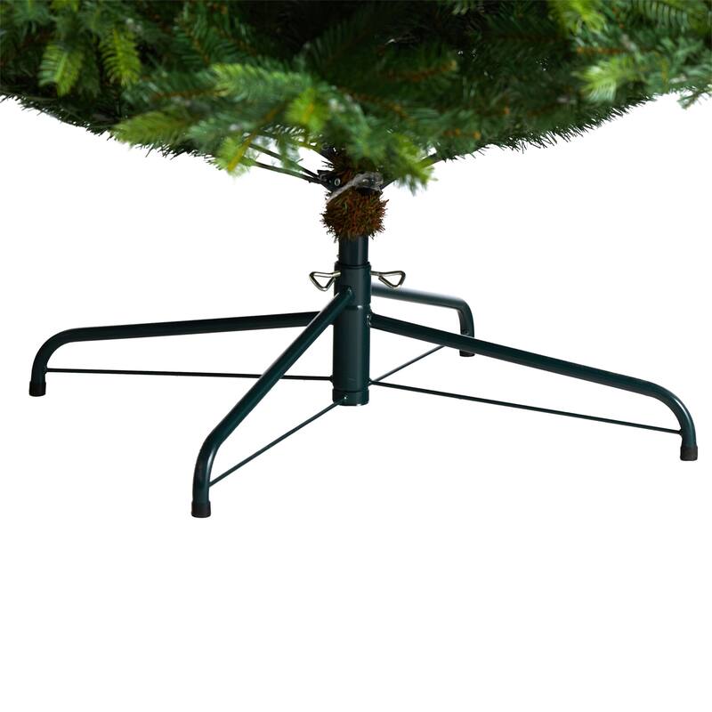 9ft. Spruce Artificial Christmas Tree with 750 Clear Lights & 1912 Branches - Majestic Seasonal Holiday X-Mas Tree