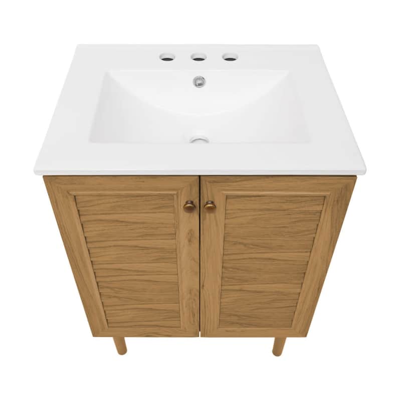Swiss Madison SM-BV373-3 Bron 24" Free Standing Single Basin Vanity
