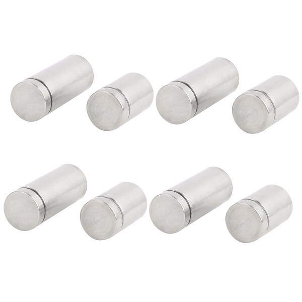 Stainless Steel Hardware Advertisement Frameless Sign Picture Glass Standoff Holder 8 in 1