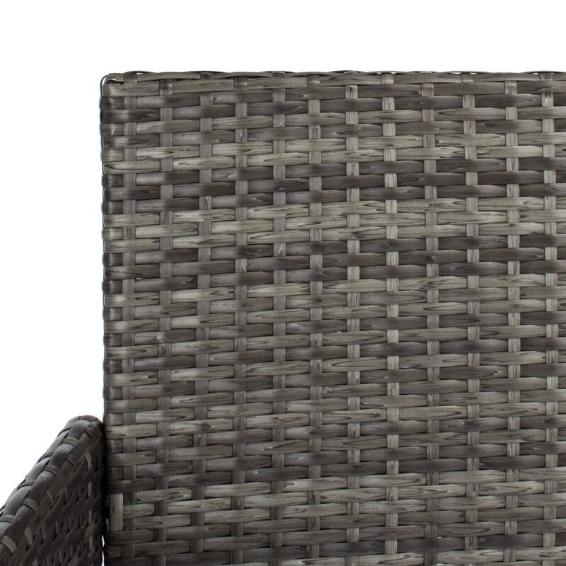 SAFAVIEH Outdoor Amiyah 4-Piece Conversation Patio Set - 42W x 33D x 23H