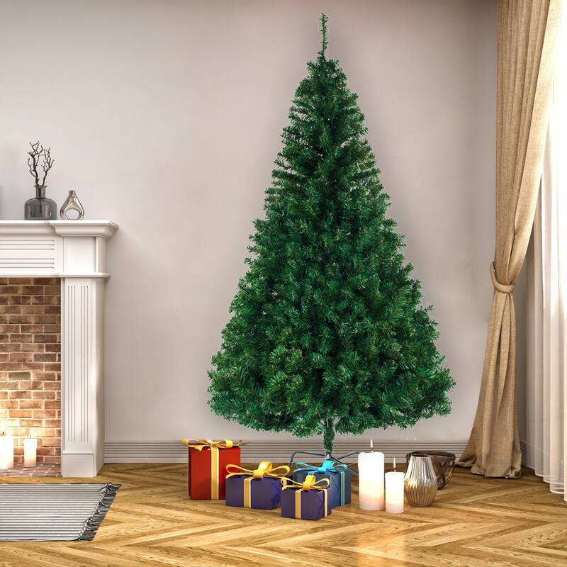 8 Feet Unlit Artificial Christmas Pine Tree 1138 Tips