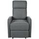 preview thumbnail 8 of 17, Modern Recliner Manual Recliner Home Theater Manual Recliner Chair with Adjustable Backrest for Living Room