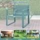 preview thumbnail 4 of 16, Outdoor Patio Chairs Set of 2 with Comfortable Curved Back and Seat - 25” x 24.5” x 27.5”