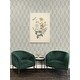 preview thumbnail 6 of 4, Seabrook Designs Alise Hexagon Geometric Unpasted Wallpaper
