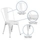 preview thumbnail 99 of 164, Metal Indoor/ Outdoor Stackable Bistro Chair (Set of 4)